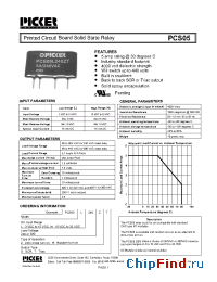 Datasheet PCS05L380ZT manufacturer Picker