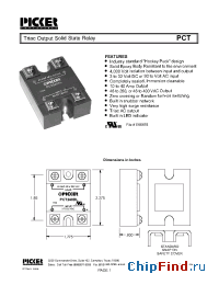 Datasheet PCT210A1-1 manufacturer Picker