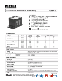 Datasheet PTRH1A-12CTT2 manufacturer Picker