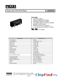 Datasheet S1A240000 manufacturer Picker