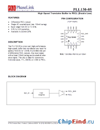 Datasheet P130-05QC manufacturer PhaseLink