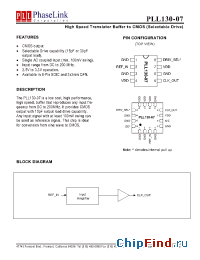Datasheet P130-07SC manufacturer PhaseLink