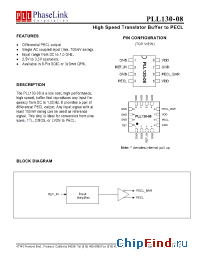 Datasheet P130-08SC manufacturer PhaseLink