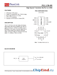 Datasheet P130-09SC manufacturer PhaseLink