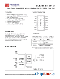 Datasheet P520-19SC manufacturer PhaseLink