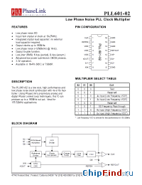 Datasheet P601-02OC manufacturer PhaseLink