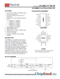 Datasheet PL680-37QCL-R manufacturer PhaseLink