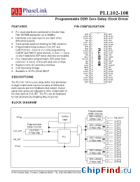 Datasheet PLL102-108 manufacturer PhaseLink
