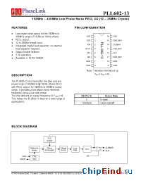 Datasheet PLL602-13OI manufacturer PhaseLink