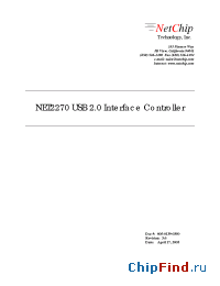 Datasheet NET2270 manufacturer PLX