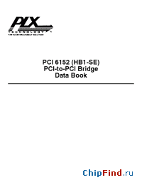 Datasheet PCI6152-CC33PC manufacturer PLX
