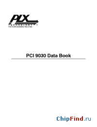 Datasheet PCI9030 manufacturer PLX
