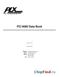 Datasheet PCI9080 manufacturer PLX