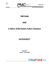 Datasheet PM73488-PI manufacturer PMC-Sierra