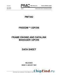 Datasheet PM7382-PI manufacturer PMC-Sierra