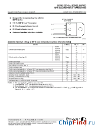 Datasheet BD745C manufacturer Power Innovations