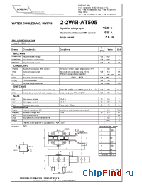 Datasheet 2-2W5I-AT505 manufacturer Power Semiconductors