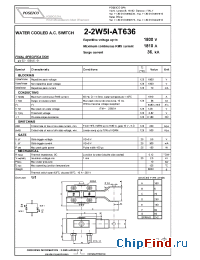 Datasheet 2-2W5I-AT636 manufacturer Power Semiconductors