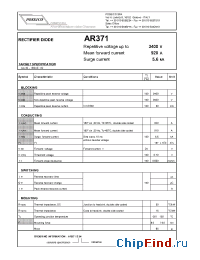 Datasheet AR371 manufacturer Power Semiconductors
