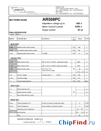 Datasheet AR508PCS06 manufacturer Power Semiconductors