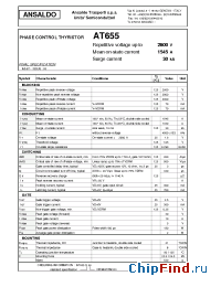Datasheet AT655S28 manufacturer Power Semiconductors