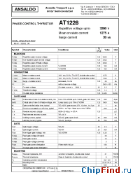 Datasheet AT866LT manufacturer Power Semiconductors