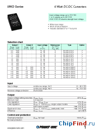 Datasheet 24IMO6-03-2 manufacturer Power-One