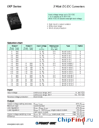 Datasheet 24IXP3-05-05-7 manufacturer Power-One