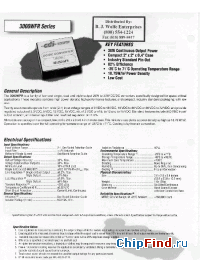 Datasheet 3005/15T48WFR manufacturer Power-One