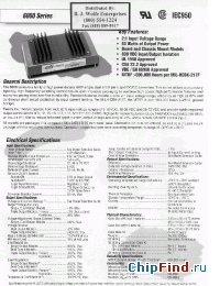 Datasheet 6005/12T12 manufacturer Power-One