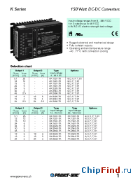 Datasheet BK1001-7R manufacturer Power-One