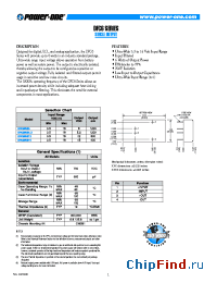 Datasheet DFC6U5S12 manufacturer Power-One