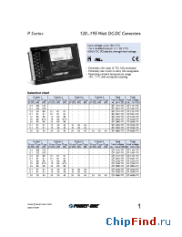 Datasheet DP2320 manufacturer Power-One