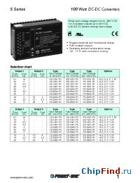 Datasheet DS2540-7R manufacturer Power-One