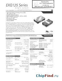 Datasheet EXQ125-48S2V5 manufacturer Power-One
