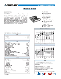 Datasheet HAS030ZE-A manufacturer Power-One