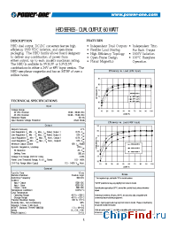 Datasheet HBD040YED-A manufacturer Power-One