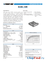 Datasheet HBS075ZH-A manufacturer Power-One