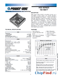 Datasheet HES033ZE-A manufacturer Power-One