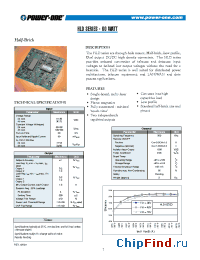 Datasheet HLD15ZED manufacturer Power-One