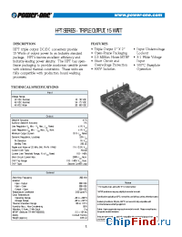 Datasheet HPT015YEHH-A manufacturer Power-One