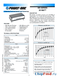 Datasheet IES020YG-A manufacturer Power-One