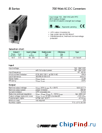 Datasheet LB1740-6R manufacturer Power-One