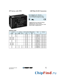 Datasheet LKP5660-6R manufacturer Power-One
