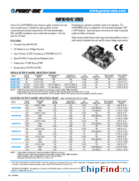 Datasheet MAP40-3101 manufacturer Power-One