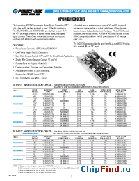 Datasheet MPU150 manufacturer Power-One