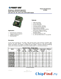 Datasheet NVS01ZE-M6 manufacturer Power-One