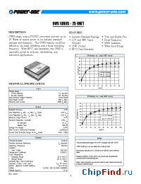 Datasheet OWS1205 manufacturer Power-One