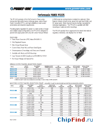 Datasheet PFC375-4001 manufacturer Power-One