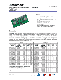 Datasheet PHD32UBB manufacturer Power-One